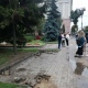 В центре Курска снесли остановку