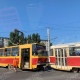 В Курске сошедший с рельсов трамвай заблокировал движение на улице Энгельса