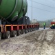 Автопоезд с 350-тонным реактором увяз в песке, но все же добрался до стройки Курской АЭС-2