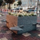 В центре Курска убирают деревянные лавочки и меняют петунии на хризантемы