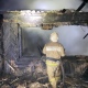 В Курской области ночью сгорел жилой дом
