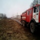 В Железногорске Курской области потушен горящий автомобиль