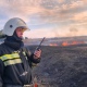 Под Курском пожарные спасли от огня деревню