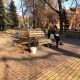 В Курске в парке рядом с филармонией урны заменили на старые ведра