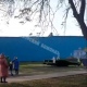В Курске в парке Дзержинского повалили топиарного жирафа
