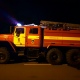 Под Курском в Ворошнево горящий дом тушили бригады четырех городских пожарных частей