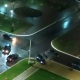 В Курске после аварии машину выбросило на тротуар
