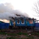 В Курской области выгорел жилой дом