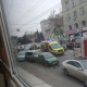 Массовая авария на улице Дзержинского в Курске парализовала движение