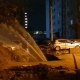 В Курске ночью на улицах Дейнеки и Пучковке били фонтаны горячей воды