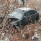 Под Курском «Лада Приора» улетела в кювет и врезалась в опору ЛЭП, пострадал 27-летний водитель