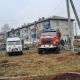 Под Курском сгорела иномарка в гараже