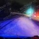 В центре Курска машина ночью снесла несколько столбов