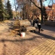 В сквере около курской филармонии заменят скамейки