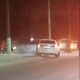 Авария в Курске: машина вылетела на трамвайные рельсы