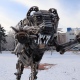 На площади перед курским цирком установили металлического тигра