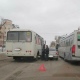 В центре Курска попала в ДТП маршрутка