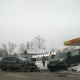 В Курске столкнулись машины возле заправки