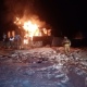 Под Курском сгорел жилой дом