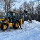 В Детском парке в Курске строят снежную горку