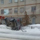 Во Льгове Курской области перевернувшаяся машина едва не влетела в колонию №3