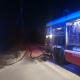 В Курской области ночью сгорела машина с прицепом
