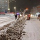 Курск ночью дороги от снега убирали 59 единиц техники