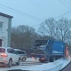В Курске легковушка столкнулась с мусоровозом