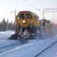 В Курской области с железнодорожный путей сняли 7 тысяч кубометров снега