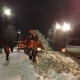 В Курске снег с дорог убирают 50 единиц снегоуборочной техники