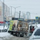 В Курске произошла тройная авария с грузовиком
