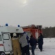 В Курской области пожарные вытащили застрявшую в сугробах «скорую» с роженицей и младенцем
