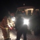 В Курской области буксировали застрявшую в снегу «скорую» с пациентом