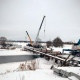 В селе Малые Угоны в Курской области ремонтируют мост через реку Сейм