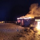В Курской области сгорел гараж