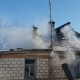 Под Курском горел дом