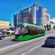 В Курске показали новые трамваи и троллейбусы на улицах города
