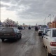 В Глушково Курской области выстроились огромные очереди на заправках