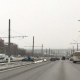 В Курске случилась авария, машина вылетела на трамвайные рельсы