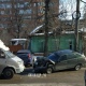 В Курске в аварии на улице Ломоносова машина врезалась в опору ЛЭП, травмы получили два человека