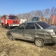 В Курской области на воронежской трассе столкнулись легковушка и микроавтобус