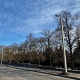 В центре Курска поврежденные и упавшую световые опоры на улице Луначарского заменили на новые