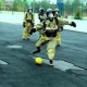 В Курске пожарные играли в «fireball»