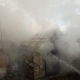 В Курской области сгорела баня