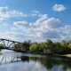В Курске легендарный Красный мост упал в реку
