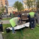 В Курске с улицы Ленина демонтируют клумбы в виде бабочек