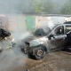 Под Курском сгорел автомобиль в гараже
