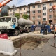 В Курске идет ремонт тепломагистрали на улице Ленина