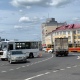 В центре Курска иномарка и автобус попали в ДТП