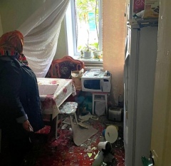 Появились фотографии последствий обстрела со стороны Украины села Воробжа Курской области